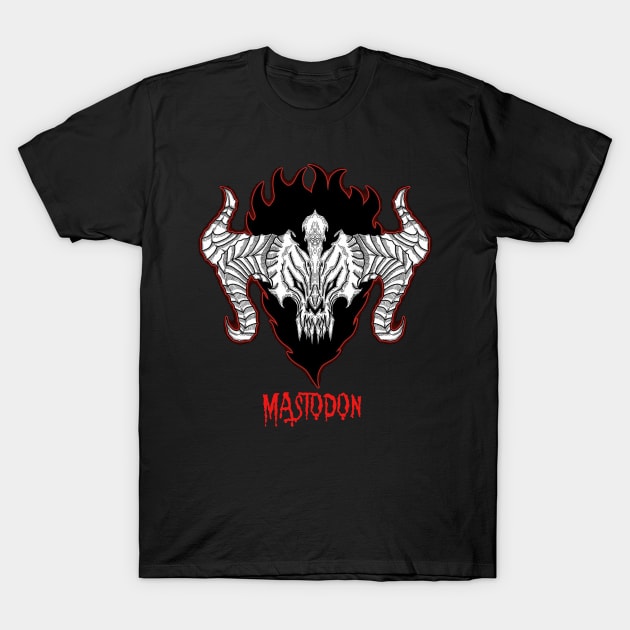 Blackout Inside Mastodon T-Shirt by more style brother